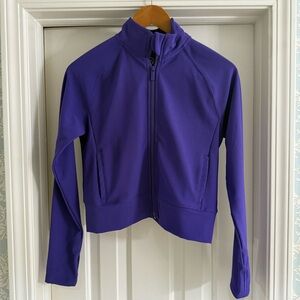 Move Theology purple zip jacket small